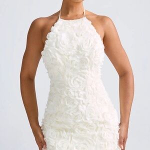 Oh Polly White Floral Mini Dress